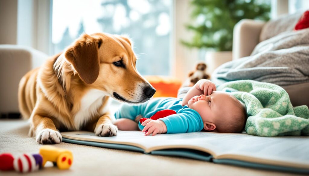 dog and baby coexistence