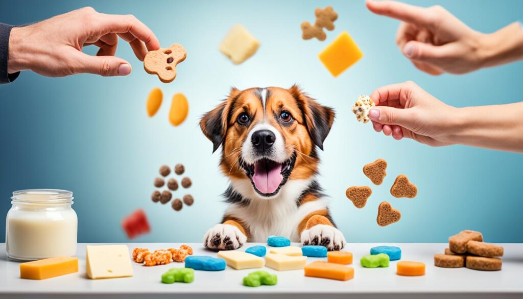 choosing rewards for dog training