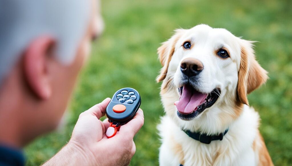 dog training clicker for marking desired behaviors