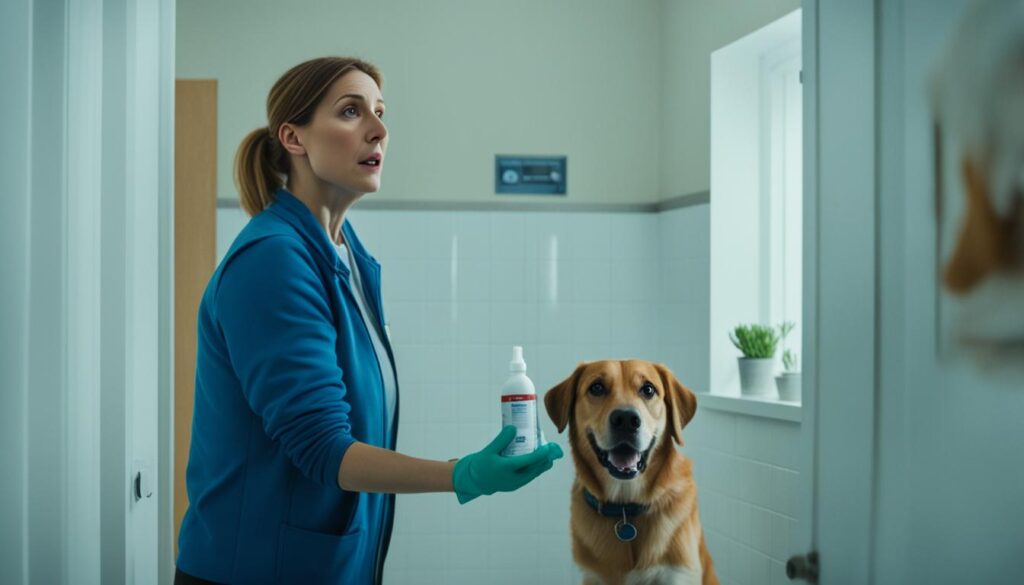 making a dog throw up safely