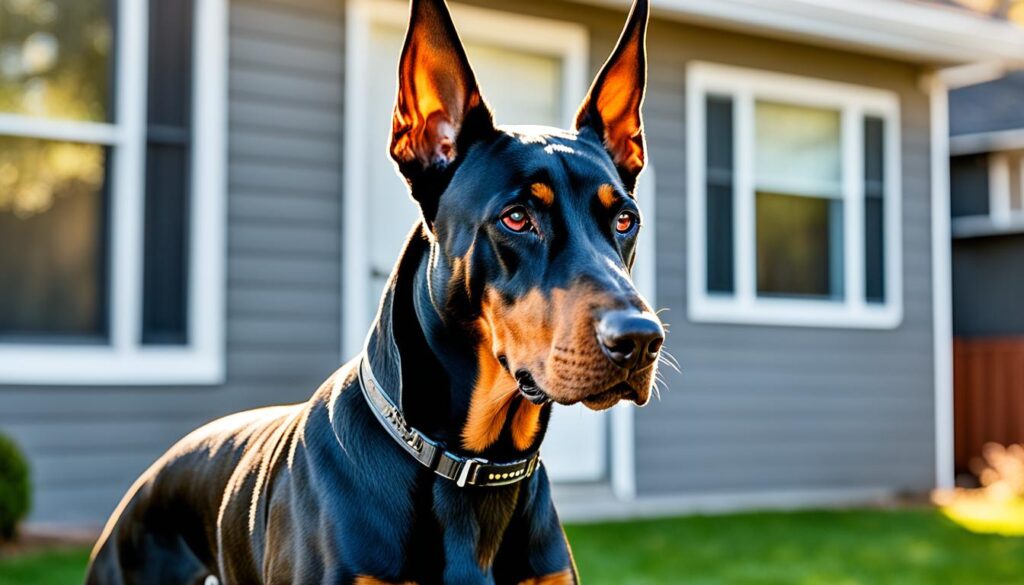Doberman Pinscher personal protection dog