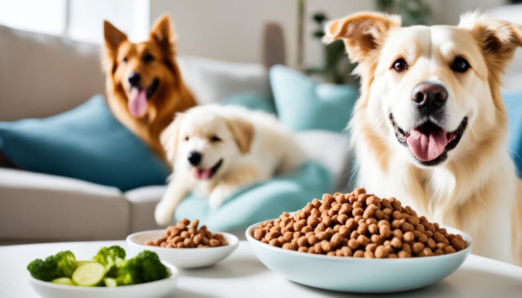 High-quality dog food for proper nutrition